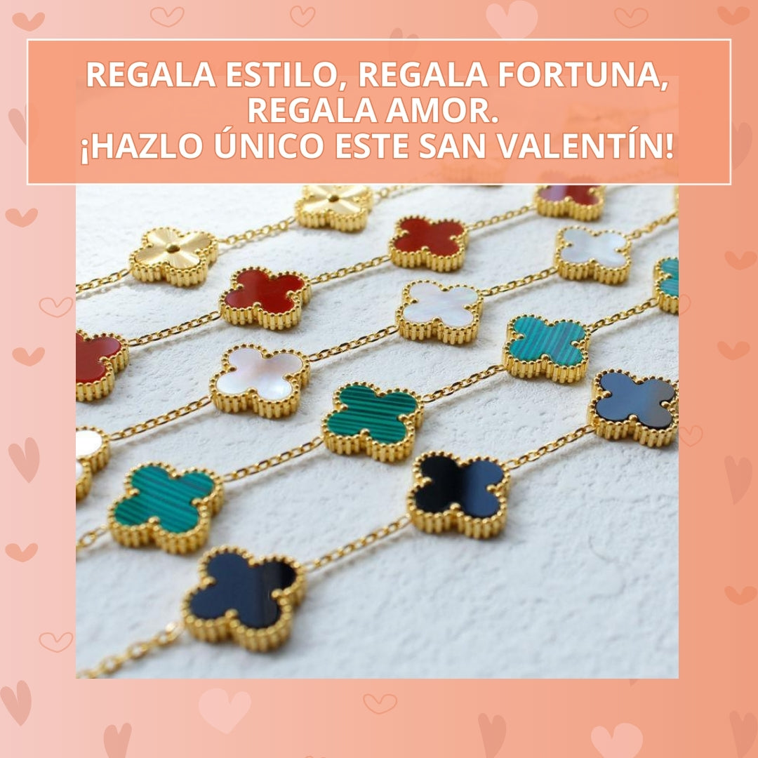 Pulsera Van Cleef Trébol de Lujo™ - Regala fortuna y elegancia